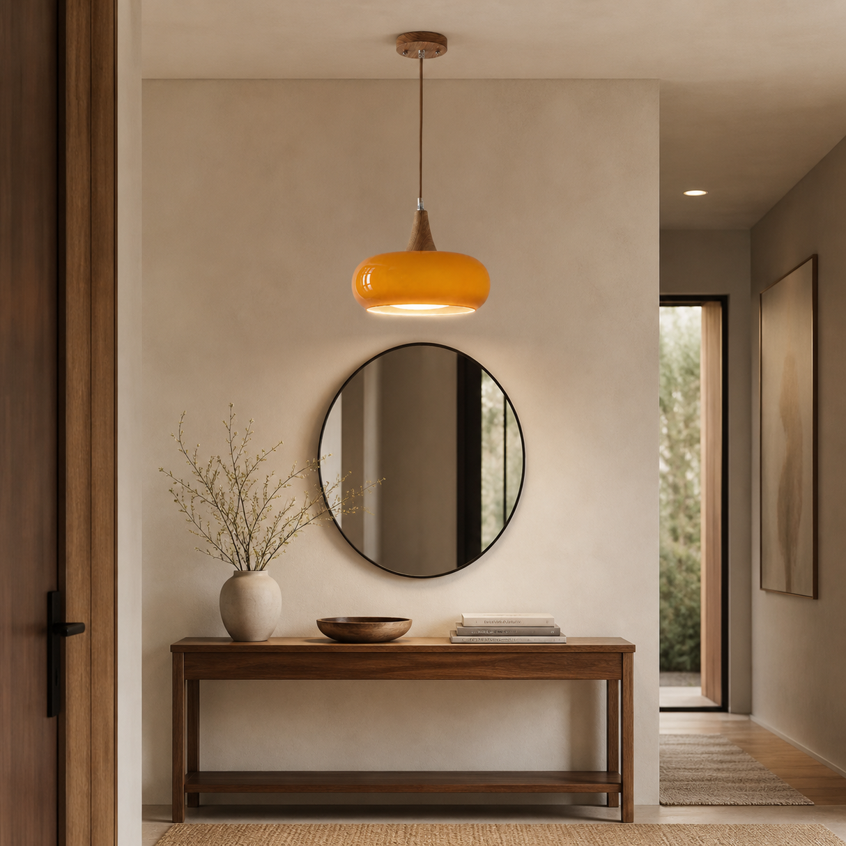 Alina Glass Pendant Light
