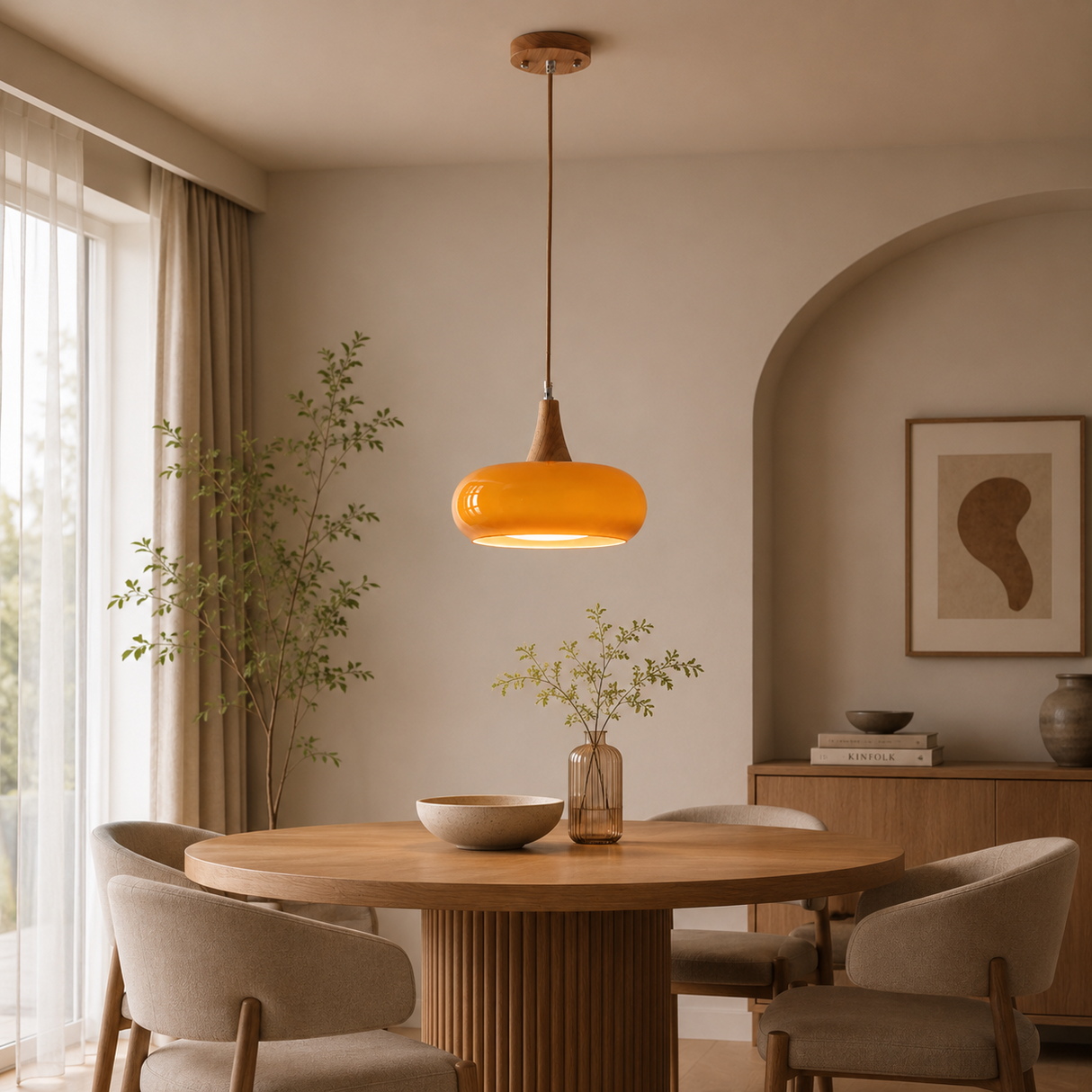 Alina Glass Pendant Light