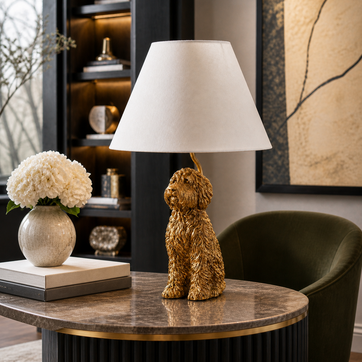 Nyla Ceramic Animal Table Lamp
