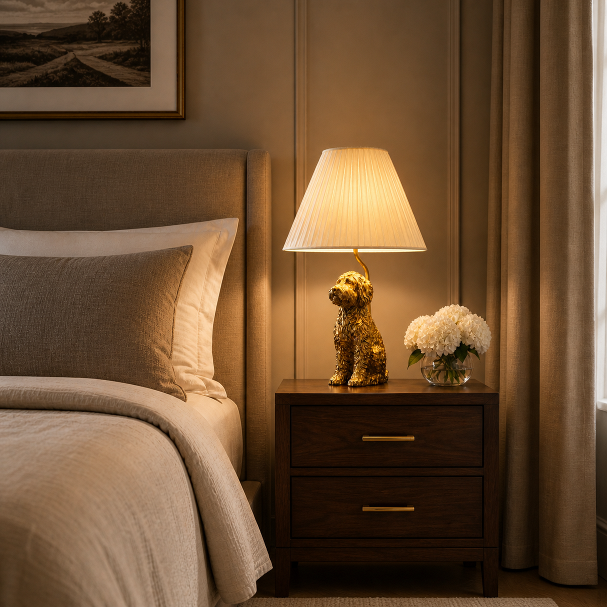 Nyla Ceramic Animal Table Lamp