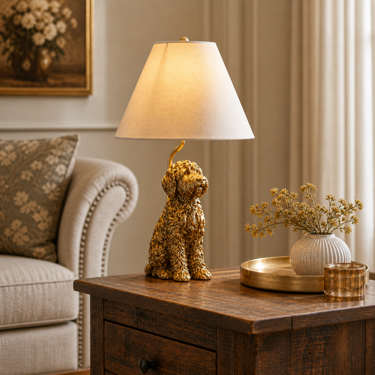 Nyla Ceramic Animal Table Lamp